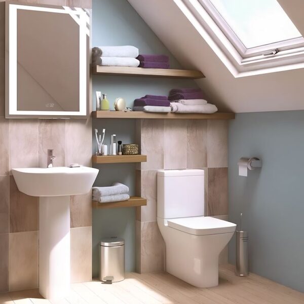 Project Square Toilet & Basin Set Short Projection - Image 2