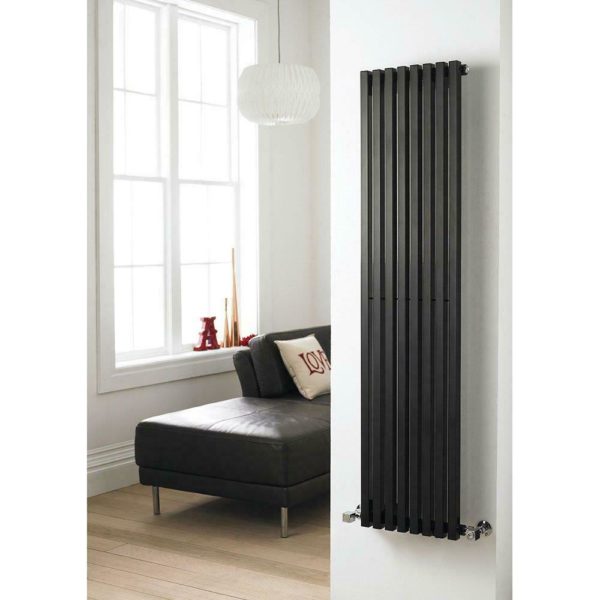 Vertical Designer Radiator - Anthracite - 1800 x 360mm - HLA96