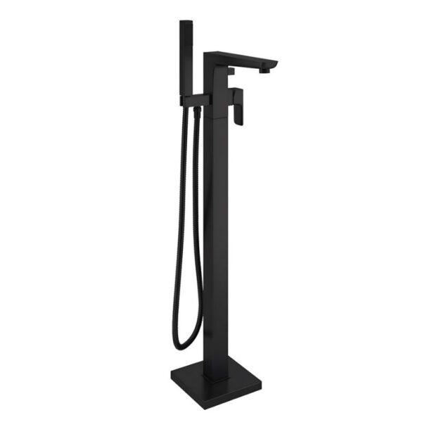 Mono Freestanding Bath Shower Mixer Tap Muro - Matt Black