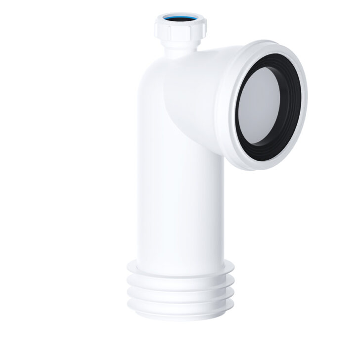 Viva 90° Bend WC Pan Connector (1¼" Adapter) | PP0005/A