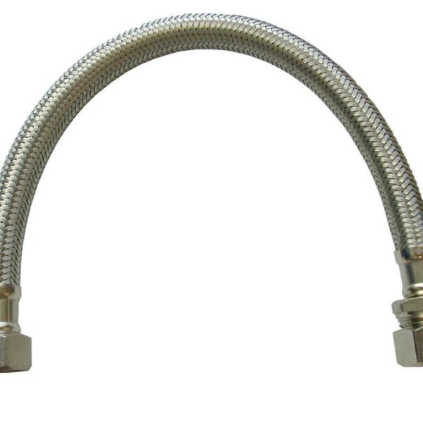 Flexible Tap Connector 15mm x 1/2" 13mm Bore 300mm