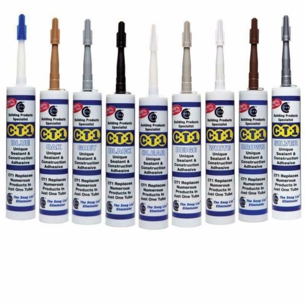 Black Multi-Purpose Silicone Sealant Adhesive | CTF1