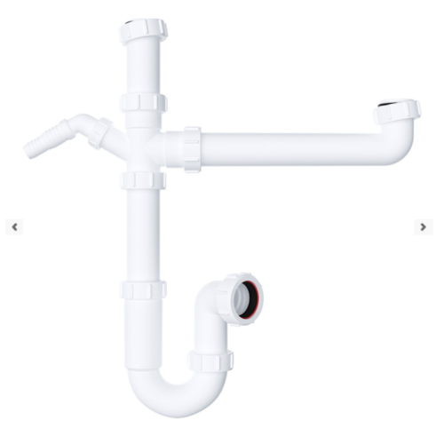Kitchen Sink Waste Kit Double Sink