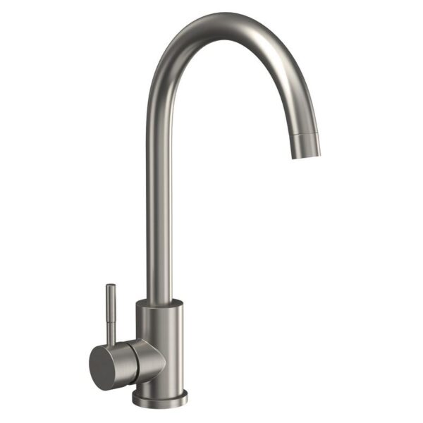 Sognare Manhattan Brushed Stainless Steel Kitchen Mixer Tap