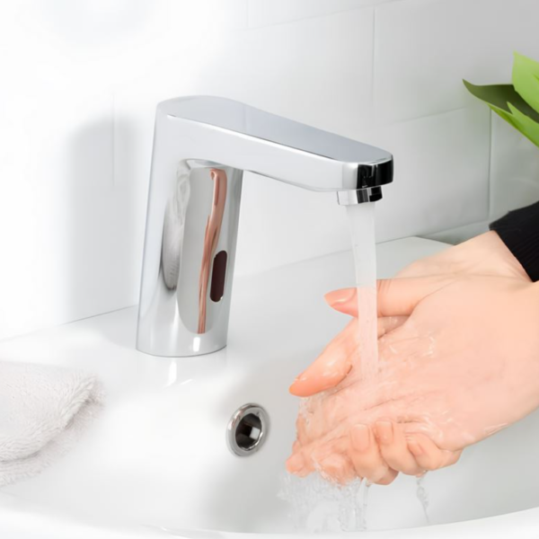Bristan Deck Mounted Automatic Basin Tap IRBS2-CP - Chrome - Image 2