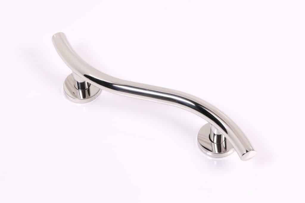 Nymas 620MM Luxury Curved Stainless Steel Grab Rail | 311662