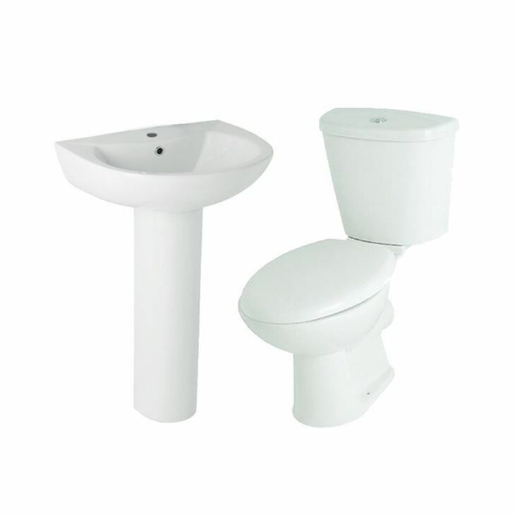 Left Hand Quadrant Shower Enclosure Corner Cubicle Stone Tray & Waste Offset - Image 5