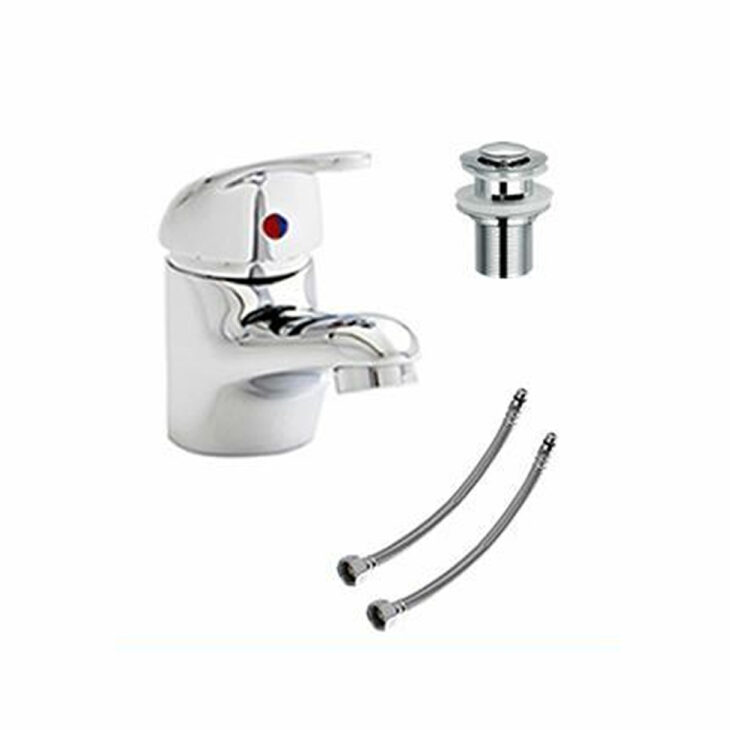 Left Hand Quadrant Shower Enclosure Corner Cubicle Stone Tray & Waste Offset - Image 3