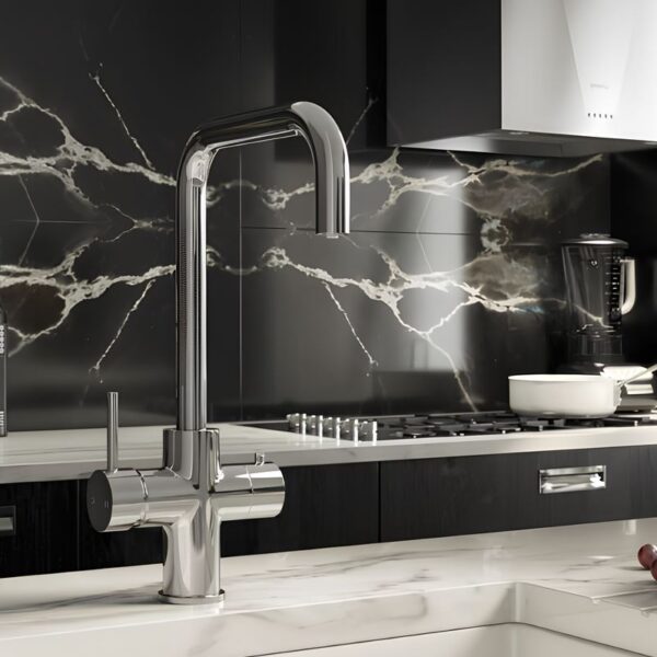 3 In 1 Instant Hot & Cold Boiling Kitchen Mixer Tap (Chrome) - Image 2