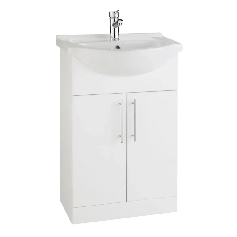 Complete Bathroom Suite - 1500mm Bath, White Furniture, Toilet & Basin - Image 3