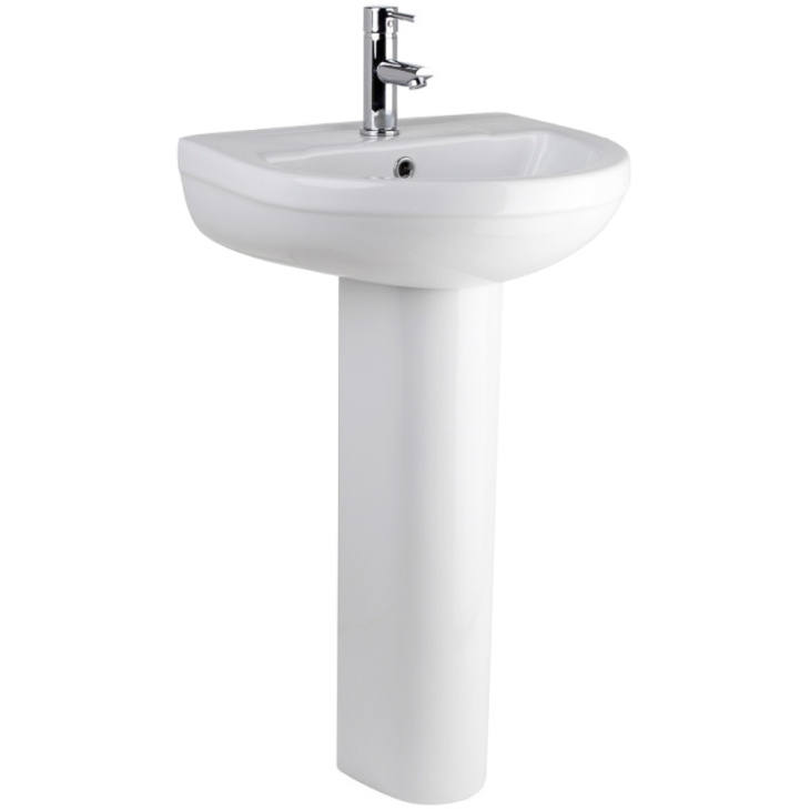 Modern Bathroom Suite - Including 1500mm Bath, Basin & Toilet - Image 3