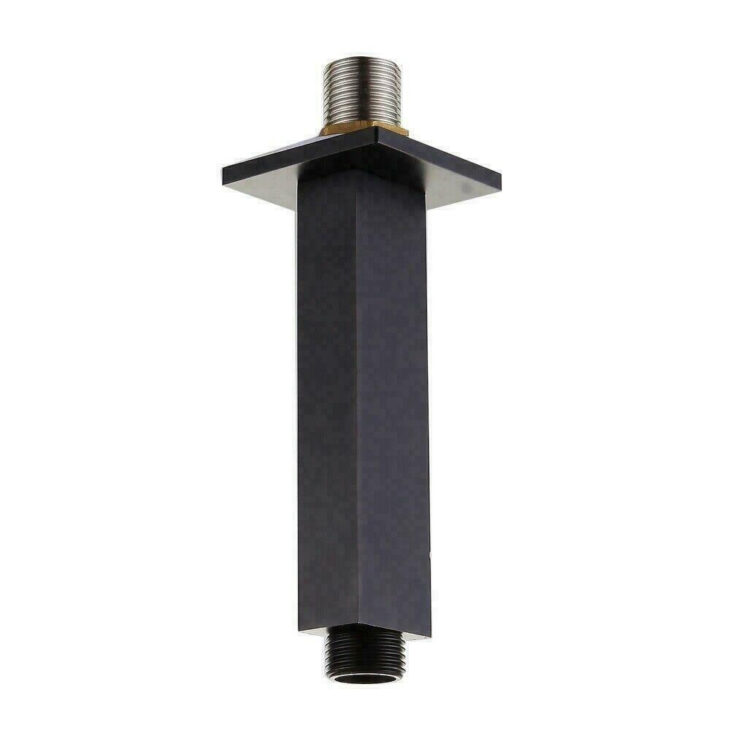 Black Shower Head Ceiling Arm (120mm)