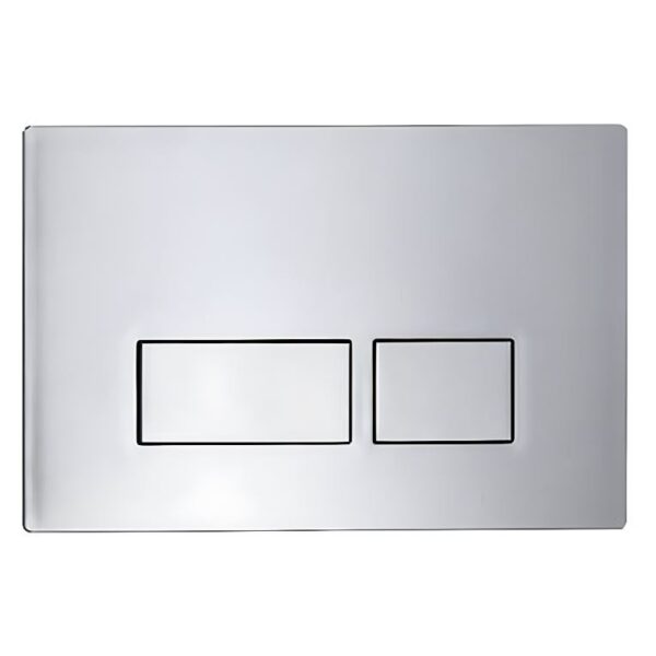 Tavistock Square Flush Plate Chrome TR9010-Pneumatic