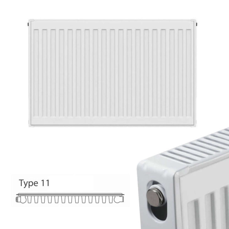 Kartell Type 11 600mm Height x Various Width - Single Panel Radiator - Image 2