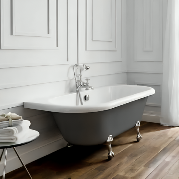 Dove Grey Kildwick BTW 1700 x 750mm Freestanding Bath