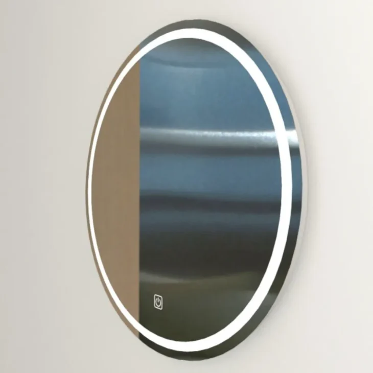 Kartell Vista 600 x 600 Circular LED Illuminated Bathroom mirror - Image 3