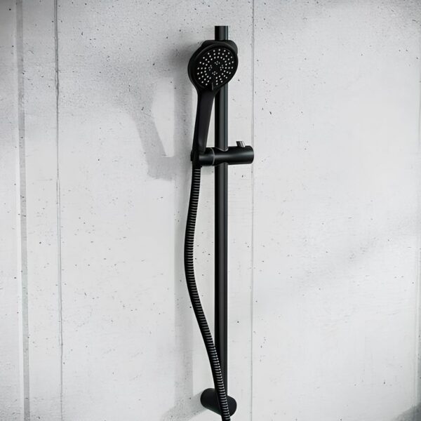 Matt Black Round Slide Rail Kit - Image 2
