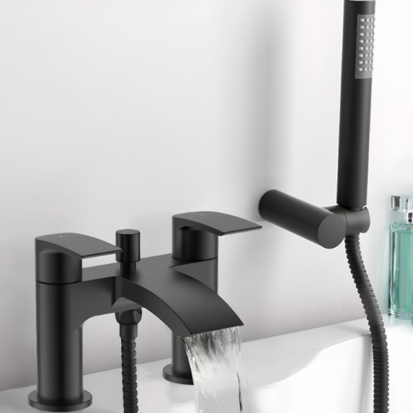 Sognare Belini Bath Shower Mixer - Black - Image 3