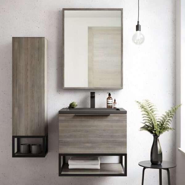 Aqua Sognare 800 Wall Hung Vanity Unit With LED Lights - Image 6