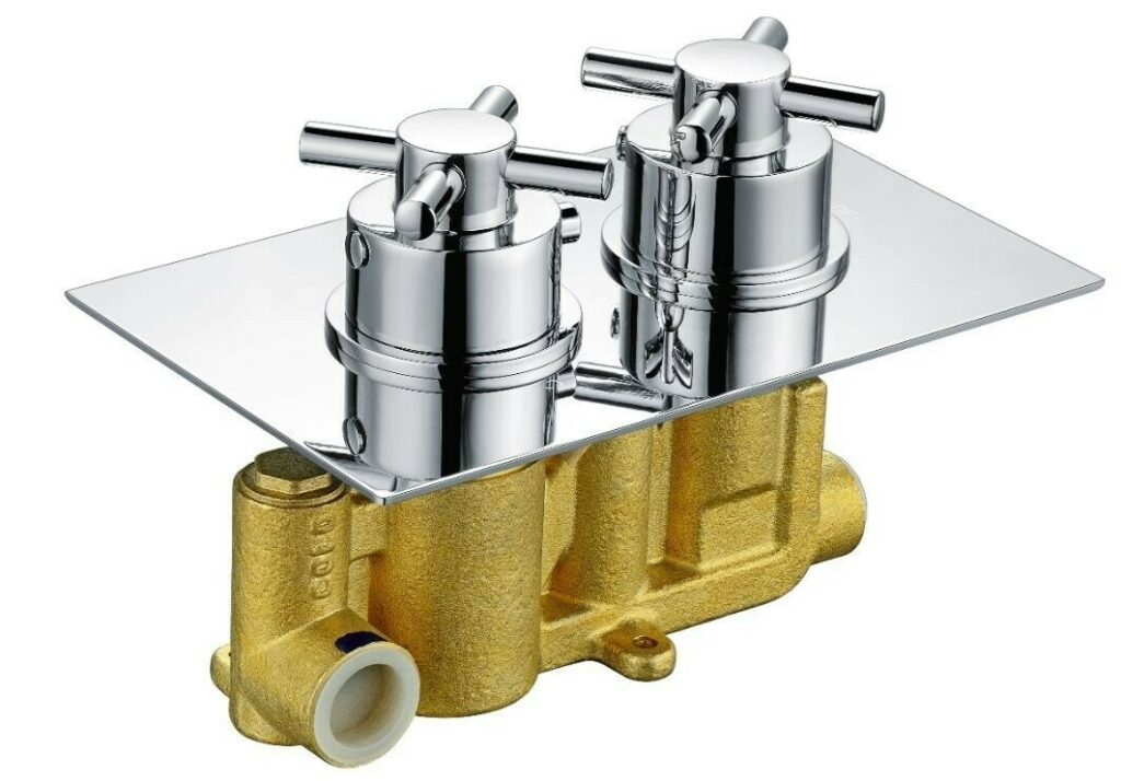 Chatsworth 1 Way Concealed Shower Valve 2 Dials - Image 2
