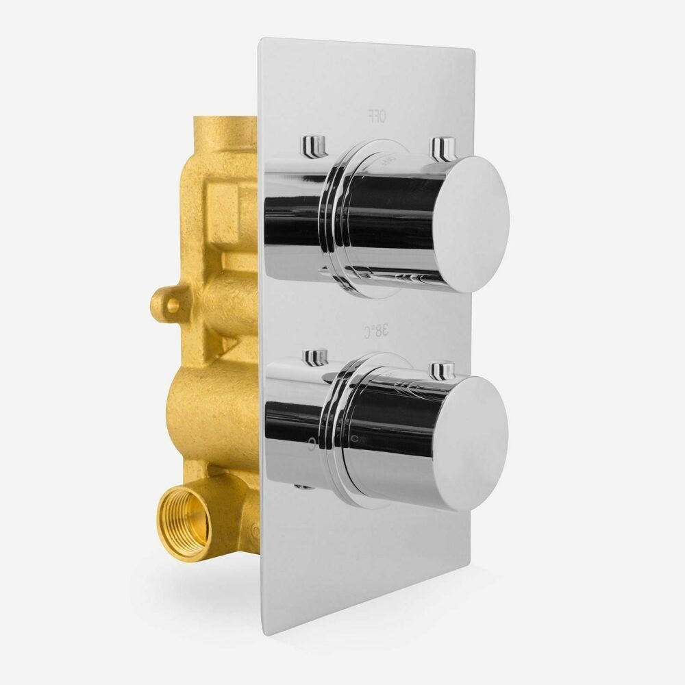 K-VIT Round 2 way Concealed Shower Valve - Image 2