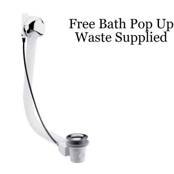 Koller Round Double Ended Whirlpool Bath 1700mm x 700mm 6-8-11 Jets & Lights - Image 8