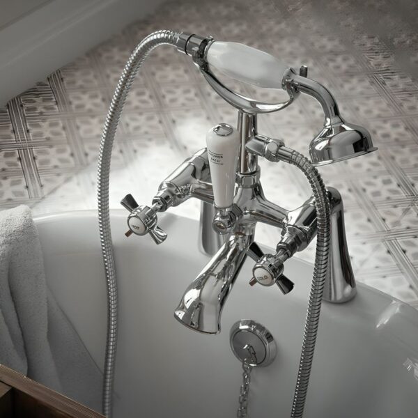 Niagara Bayswater Bath Shower Mixer Tap - Chrome - Image 2