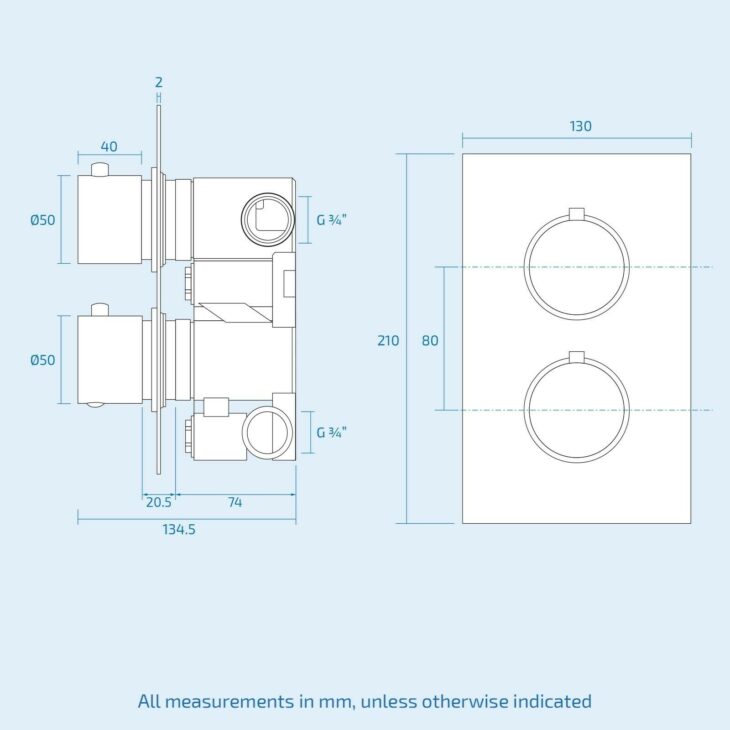 Mono Matt Black Round Slide Rail Kit With Multi-Function Shower Handset - Image 8