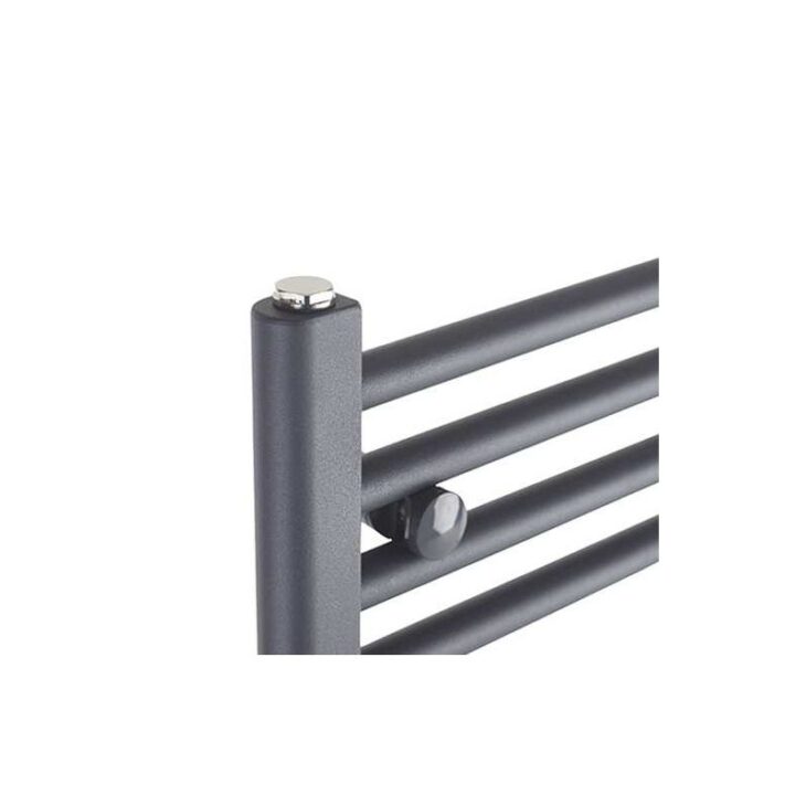 Nero Straight Heated Towel Rail - Various Size's - Anthracite - Image 4