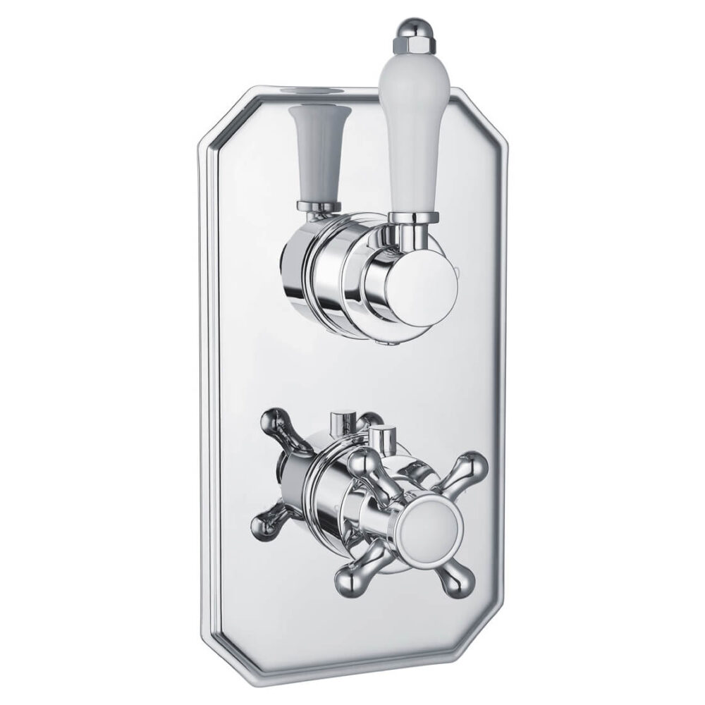 Niagara Arlington Twin Concealed Shower Valve - Chrome