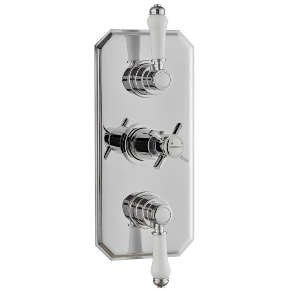 Kartell Klassique Concealed Chrome Thermostatic Shower Valve-2 Way