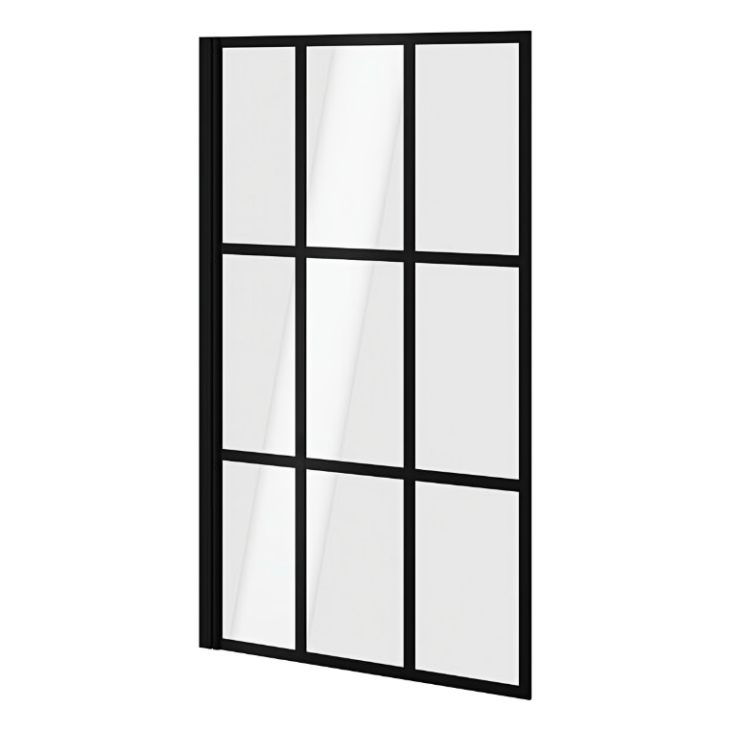 Hinged Krittal Glass Bath Screen - Image 2