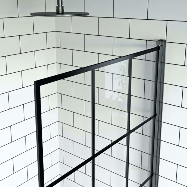 Hinged Krittal Glass Bath Screen - Image 5