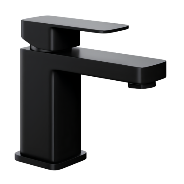 Lanza Mono Basin Mixer Tap & Waste - Matt Black
