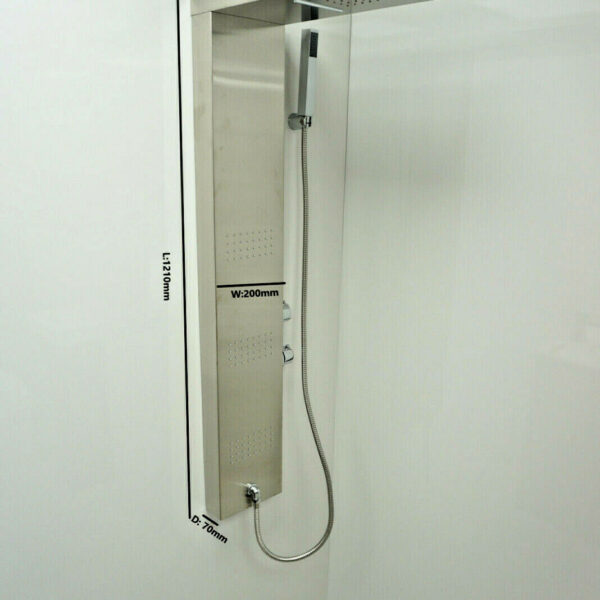 Stainless Steal Dream Waterfall Thermostatic Shower Panel - Image 3