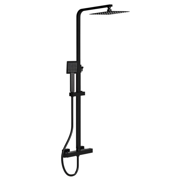 Trisën Zacha Black Square Drench Shower TSS101