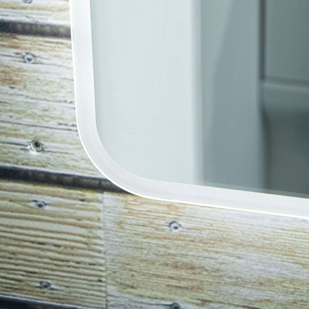 Vivid LED Mirror With Demister Pad Dimmable LED 500 x 700 - Image 2