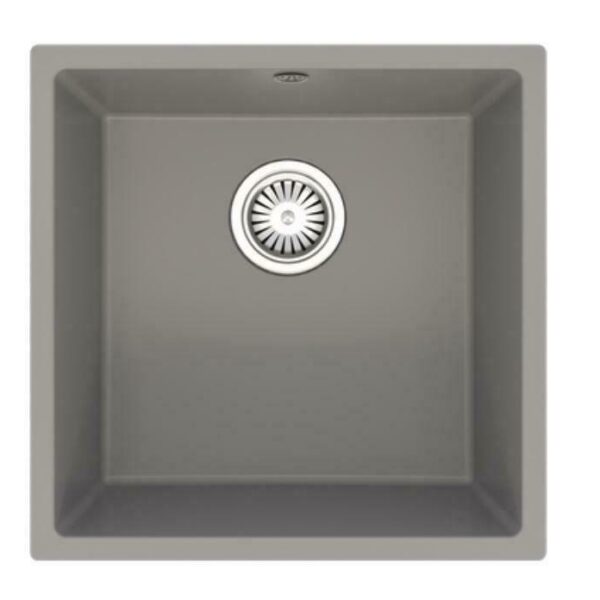 Ellsi Comite Undermounted-Inset Sink 440x440x205 Matt Grey Kitchen Sink - Image 3