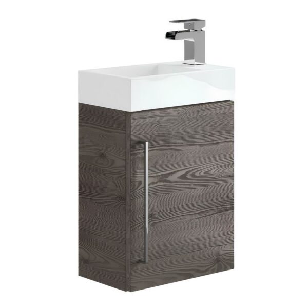 Elation Mito Anthracite 400mm Wall Hung Vanity Unit