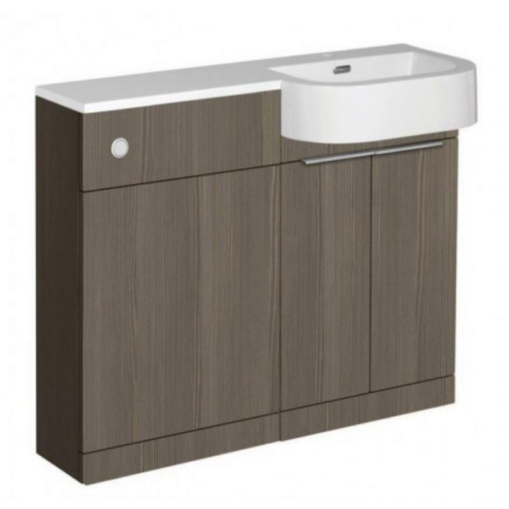 Elation P-Shape Slimline Combo Bodega Grey 1010mm - Image 4