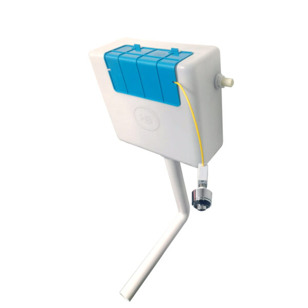 Air Gap Cable Concealed Cistern Dual Flush-Chrome Button