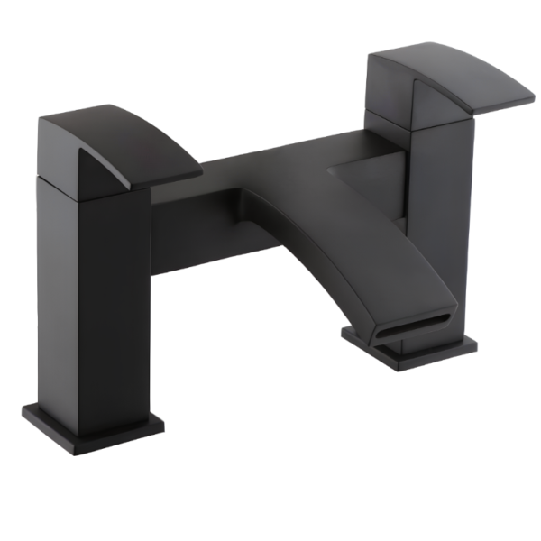 Sognare Descent Bath Filler Tap Square - Matt Black