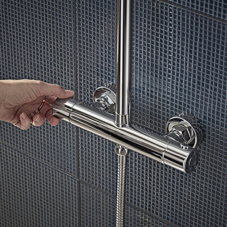 Tavistock Merit Dual Function Bar Valve With Shower Head & Handset - Image 6