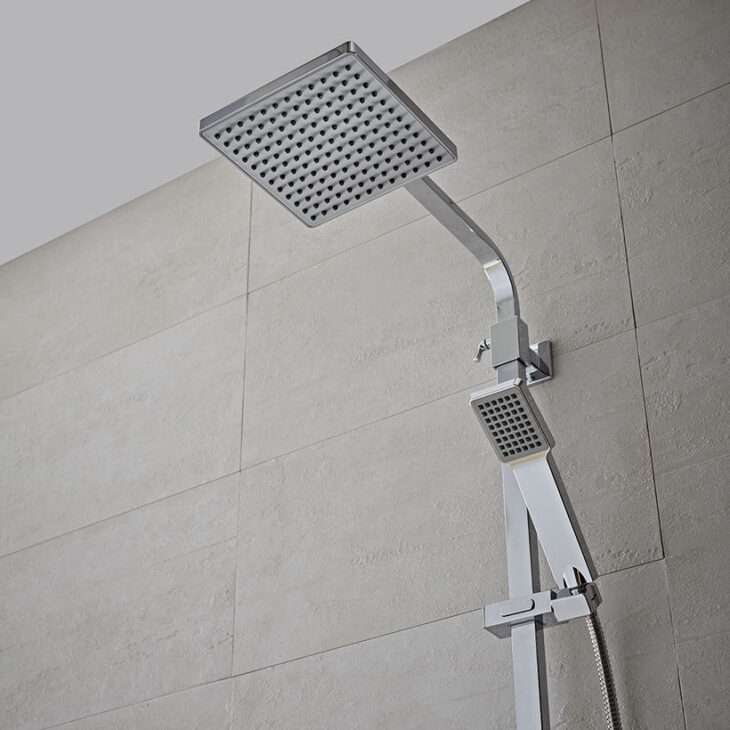 Tavistock Zone Dual Function Bar Valve With Shower Head & Handset - Image 2