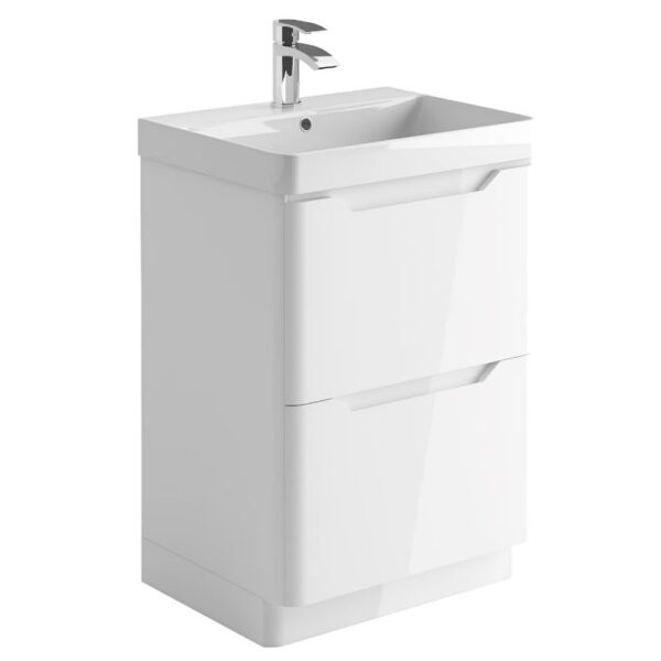 Sognare Ella 600mm Floor Standing Vanity Unit With Basin