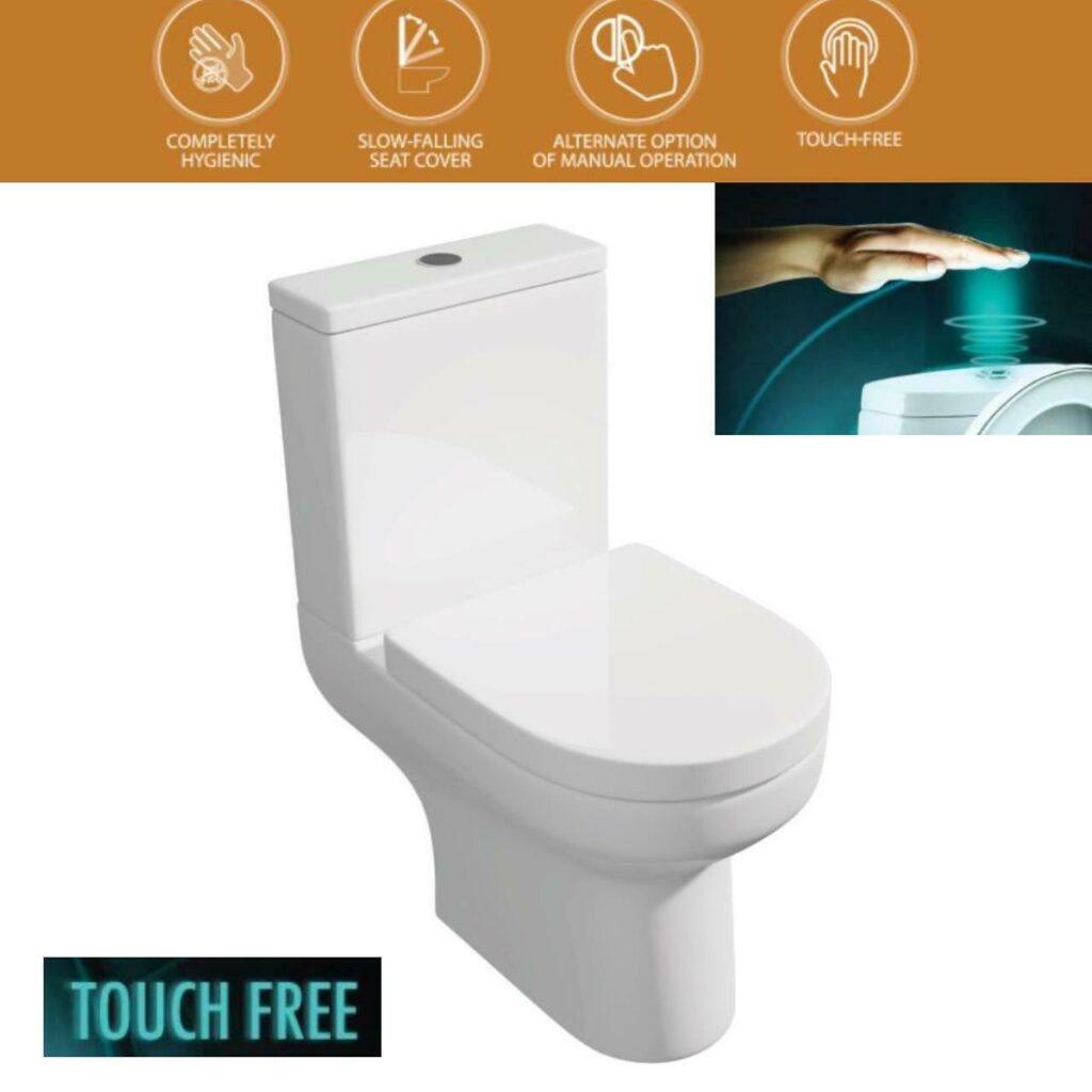Bijou Close Coupled Toilet With Touchless Flush Sensor