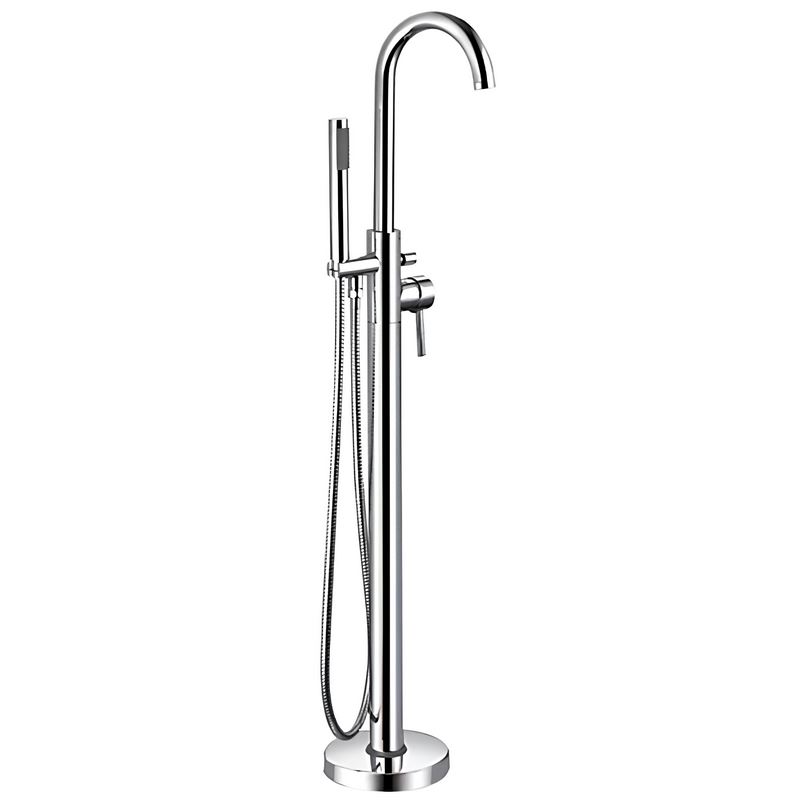 Alvoro Harrow Freestanding Bath Shower Mixer - Chrome