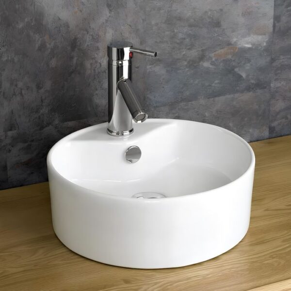Kartell Karlo 460mm Round Countertop Basin 1TH - Image 2