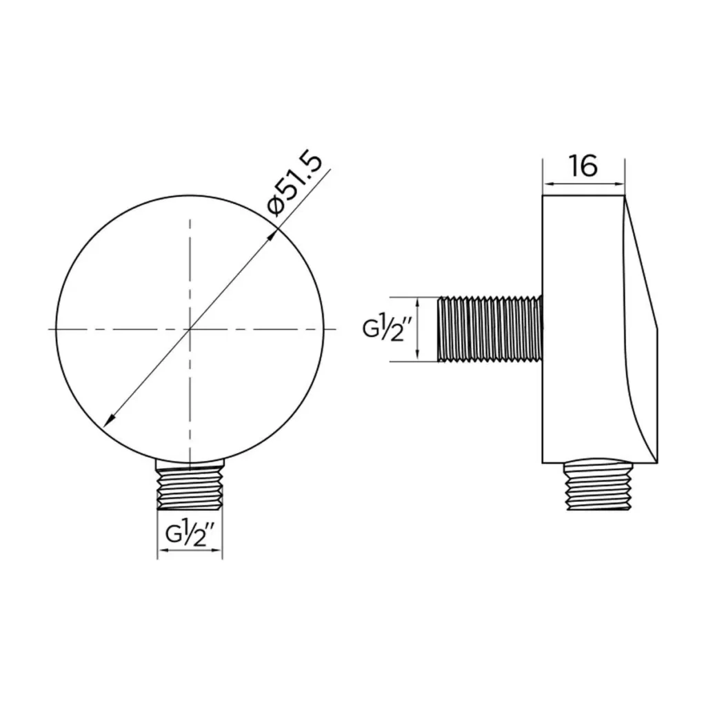 Brushed Brass Concealed Valve With Slide Rail - Image 6
