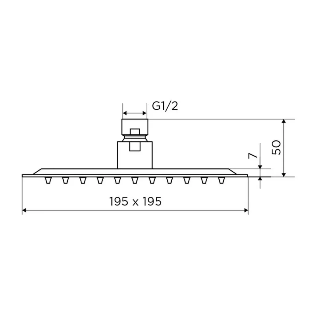 Brushed Brass Concealed Valve Package - Square - Image 3